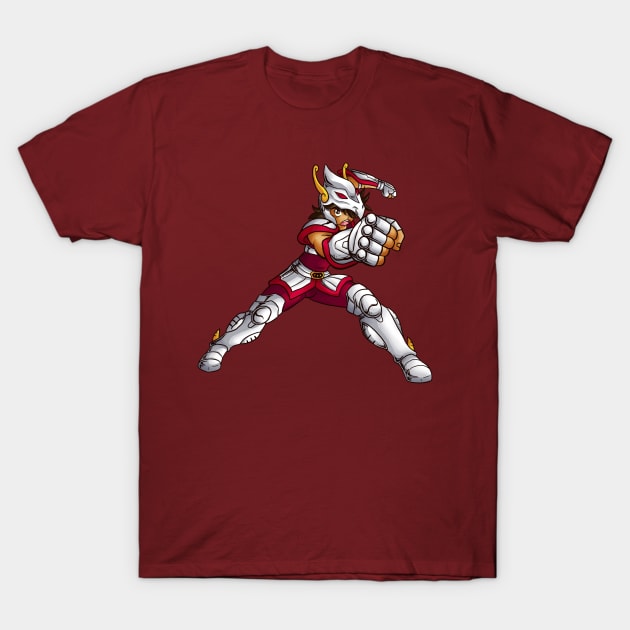 Pegasus Seiya from SAINT SEIYA T-Shirt by IanDimas